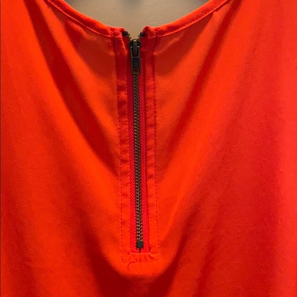 Orange Embroidered Tank - Picture 3 of 5